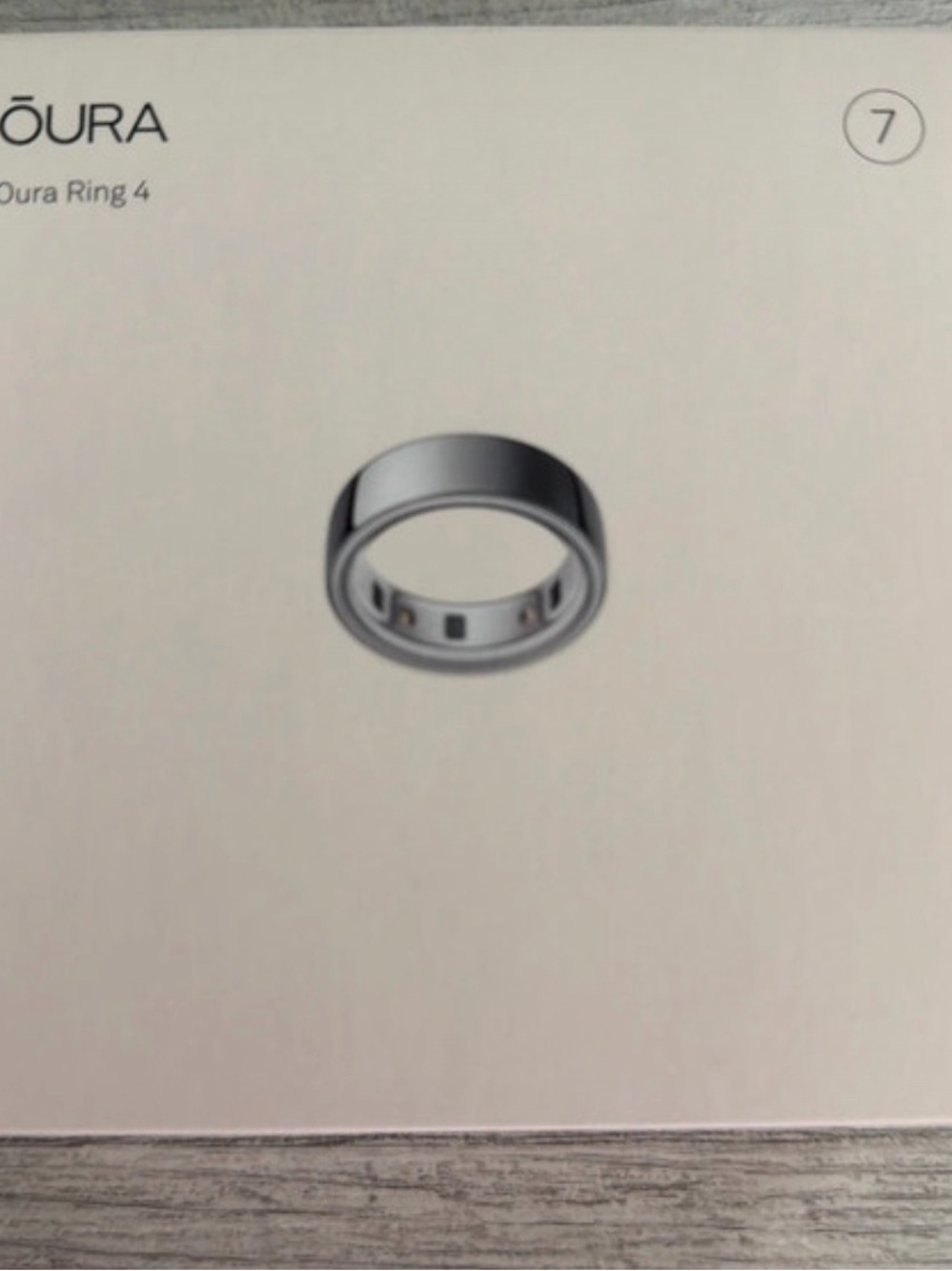 New Oura Ring size: 7